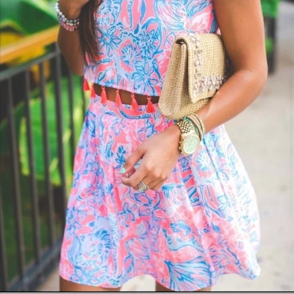 Lilly Pulitzer Selina skirt Summer Siren Size 0 - Picture 1 of 7